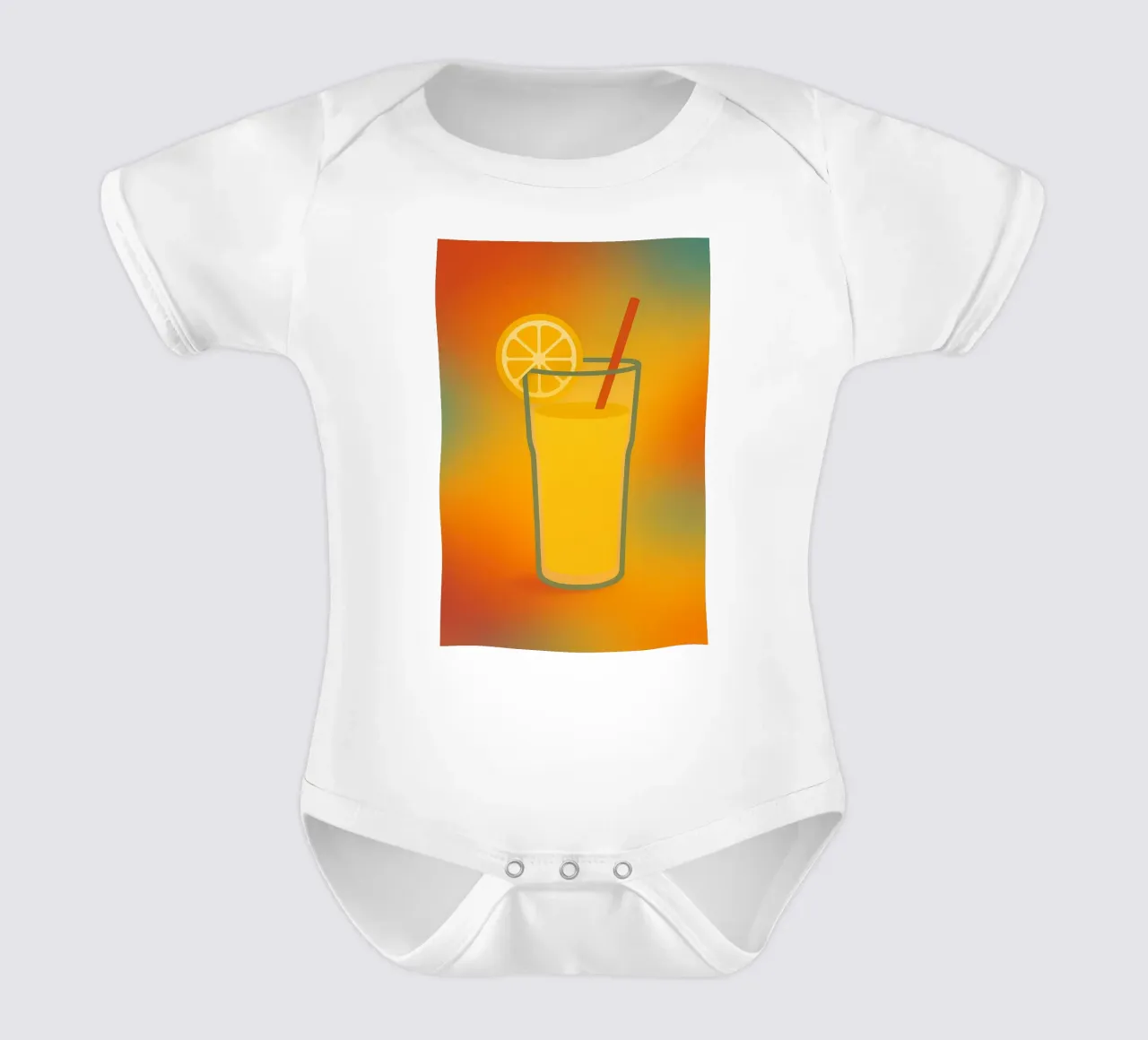 FRESH LEMON - The graphic energy of a summer zest short-sleeve baby romper by Boissons - Affiches & posters - Retro