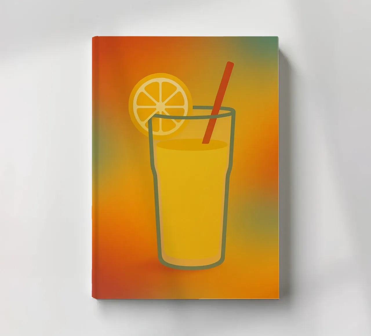 FRESH LEMON - The graphic energy of a summer zest notebook by Boissons - Affiches & posters - Retro