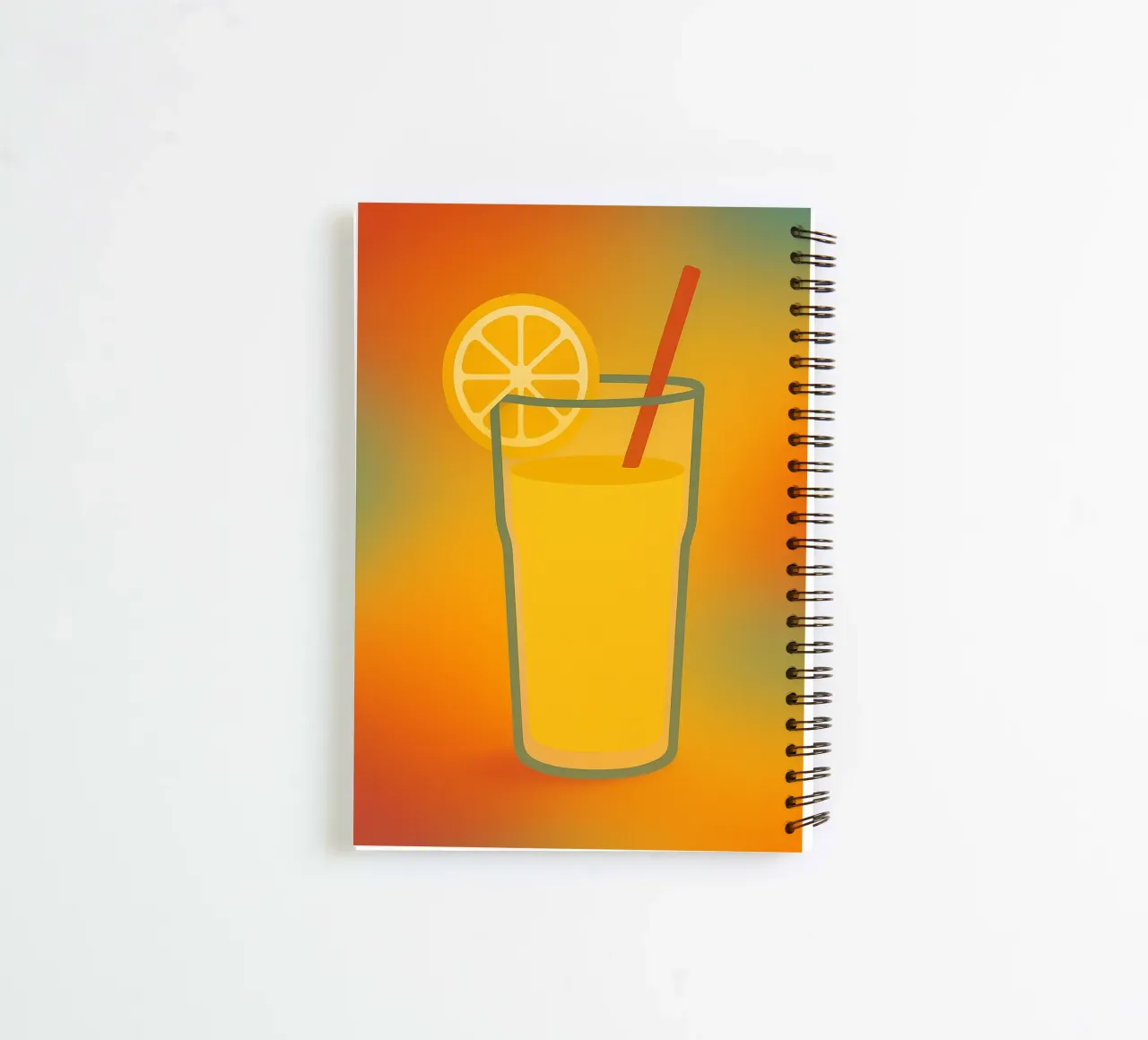 FRESH LEMON - The graphic energy of a summer zest spiral notebook by Boissons - Affiches & posters - Retro