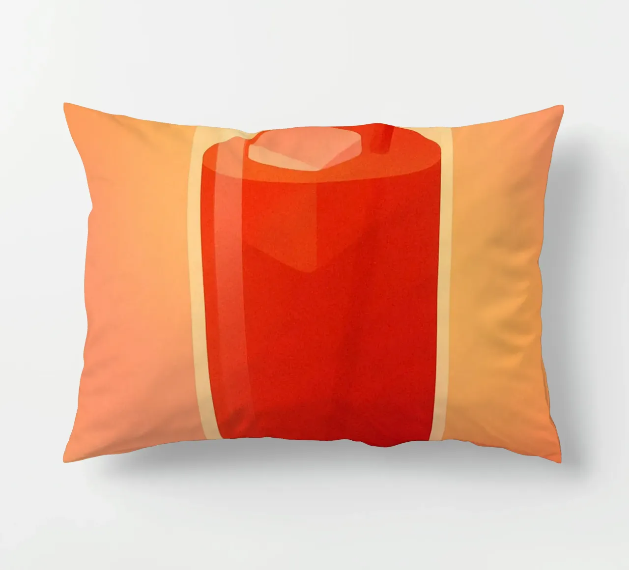 RED JUICE - Visual coolness to sip on decorative cushion by Boissons - Affiches & posters - Retro