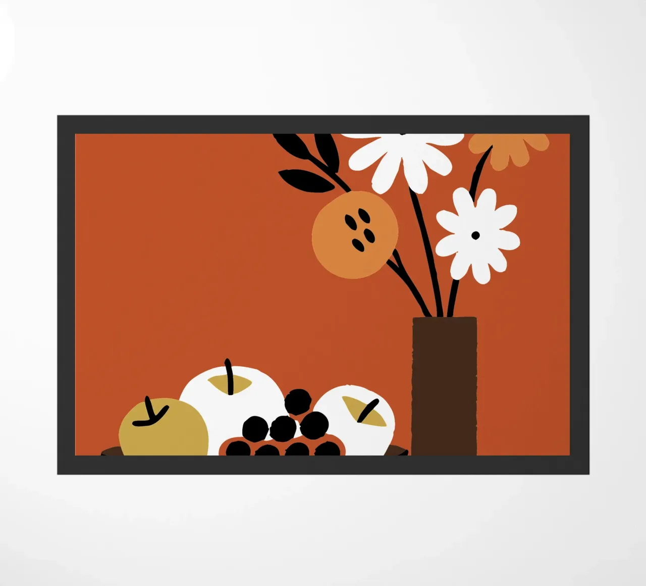 Frutas y flores felpudo de TRENDY POSTER SHOP