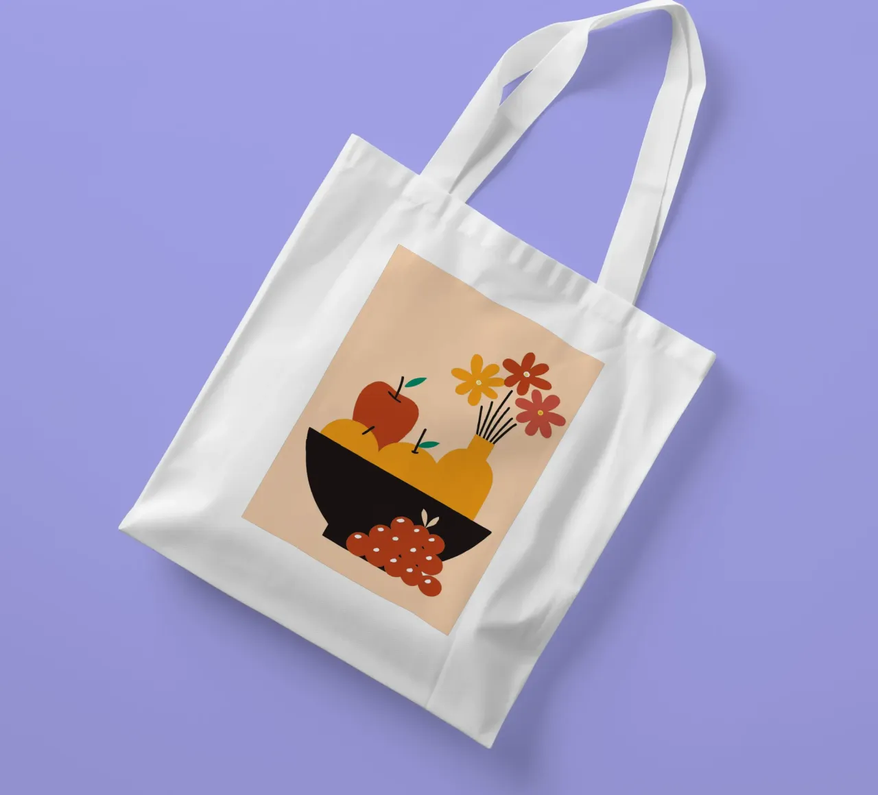 Fruits and Flowers tote bag by TRENDY POSTER SHOP