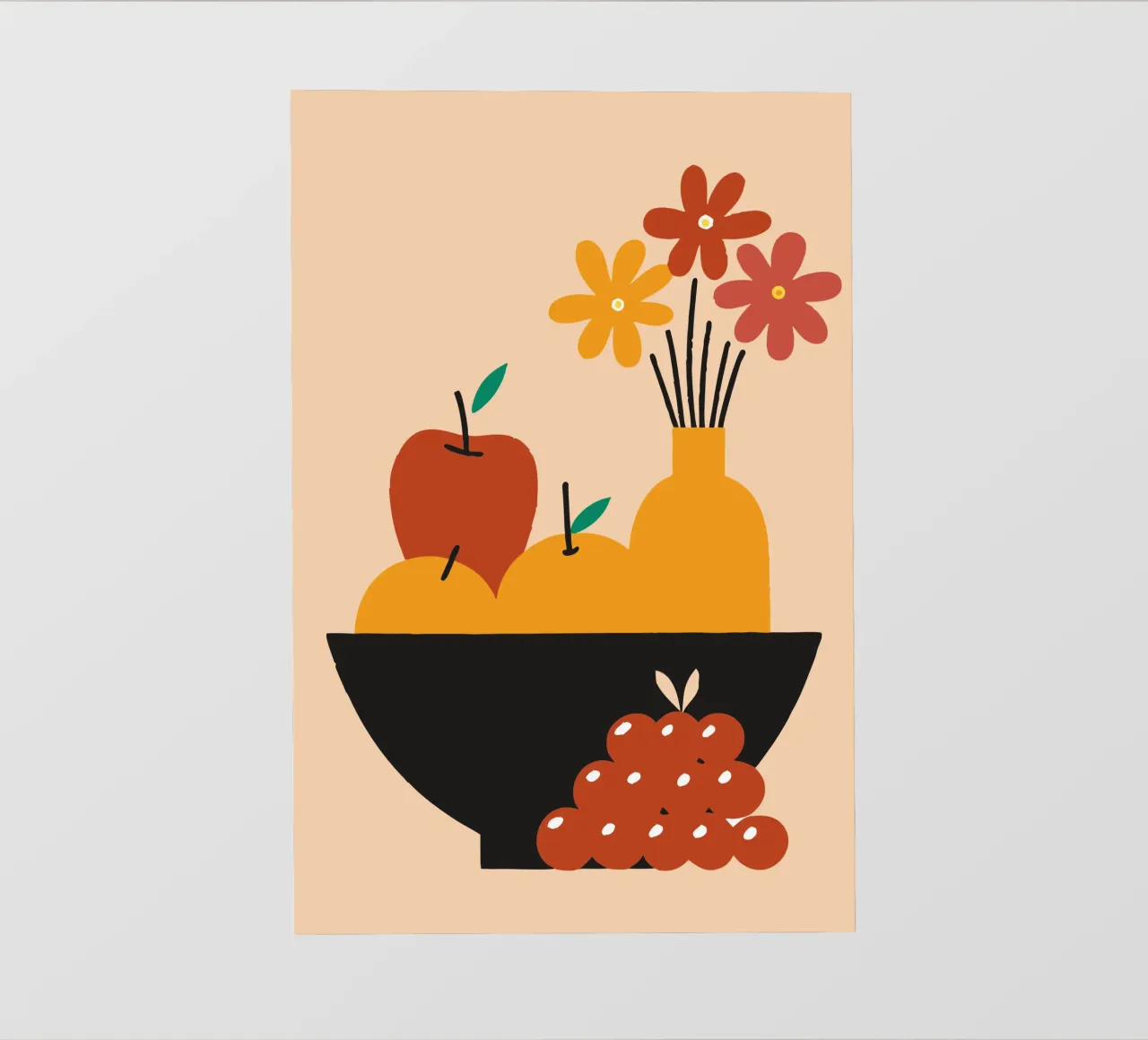 Frutti e fiori pellicola backlit da TRENDY POSTER SHOP