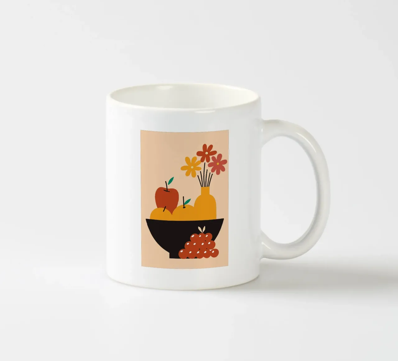 Frutti e fiori tazza in ceramica da TRENDY POSTER SHOP