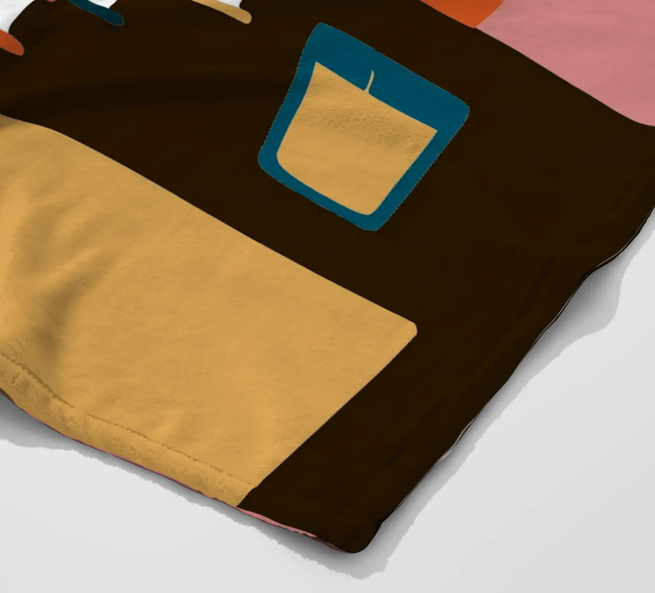 Laptop e vaso di fiori coperta in pile da TRENDY POSTER SHOP