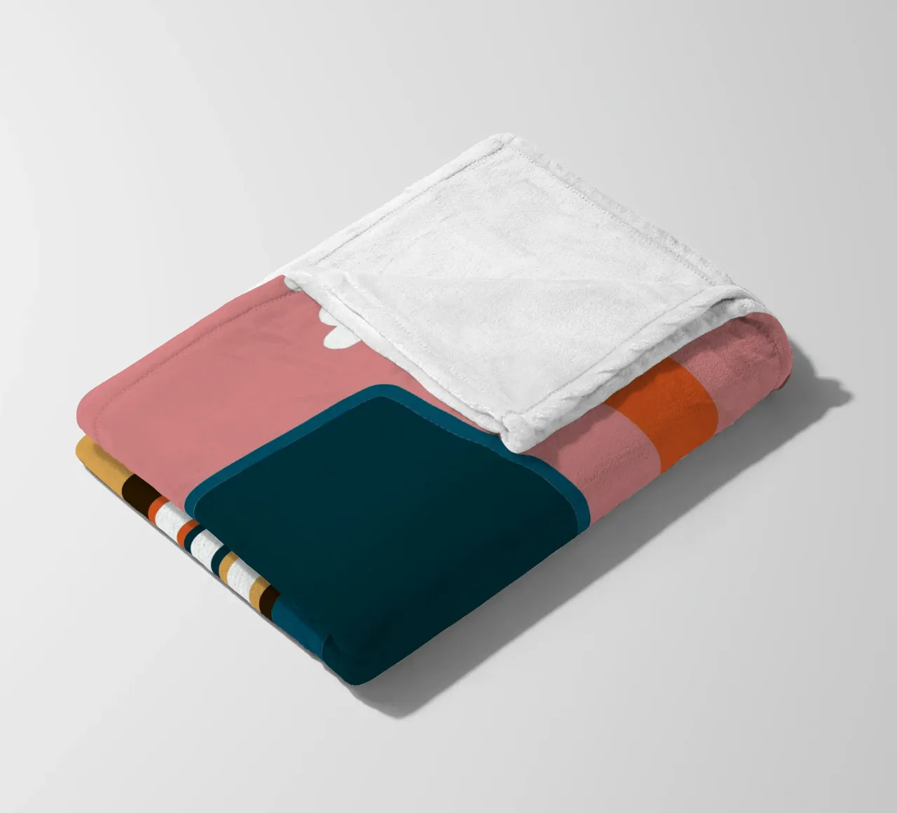 Laptop e vaso di fiori coperta in pile da TRENDY POSTER SHOP