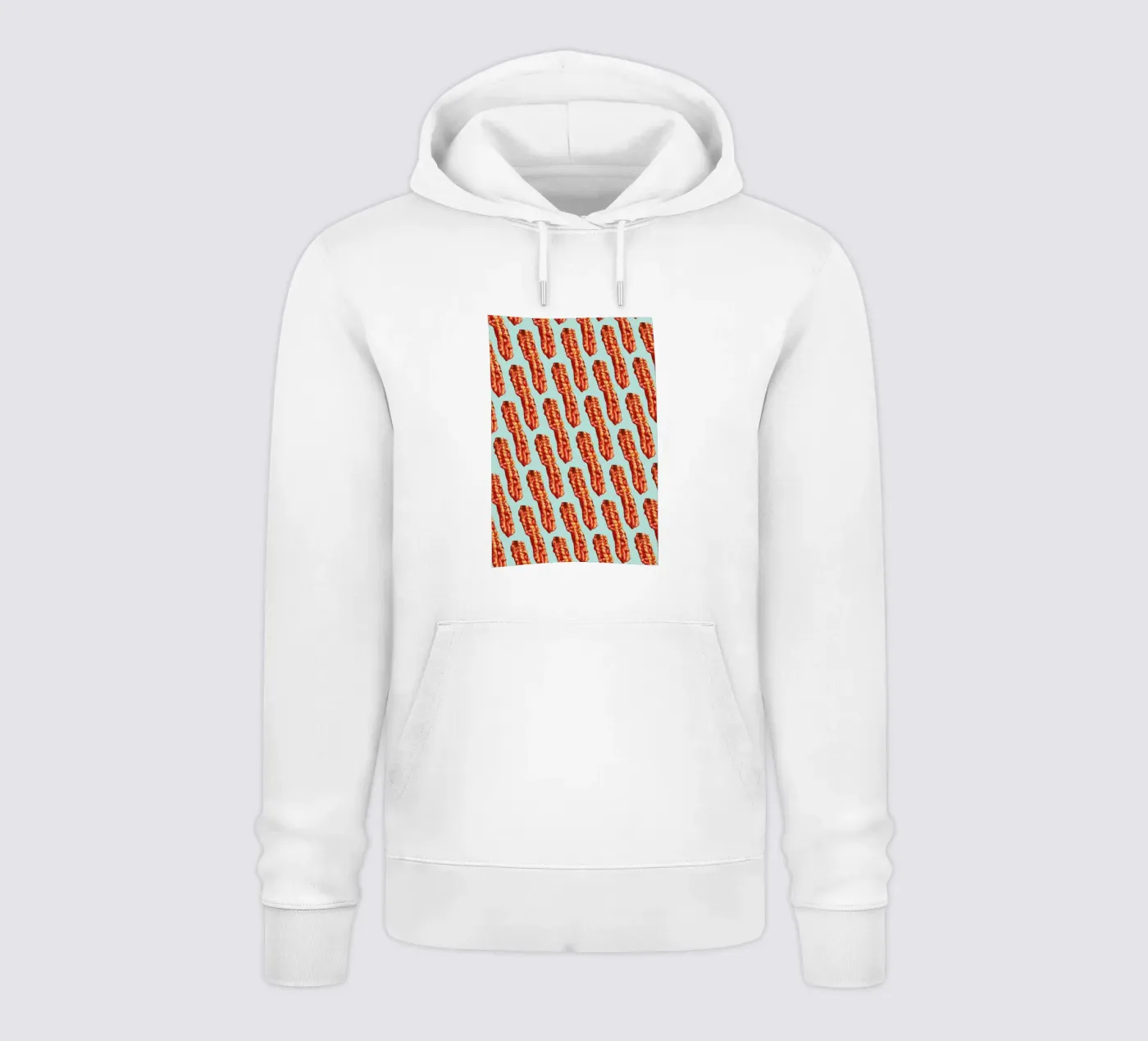 Bacon Pattern hoodie by Kelly Gilleran
