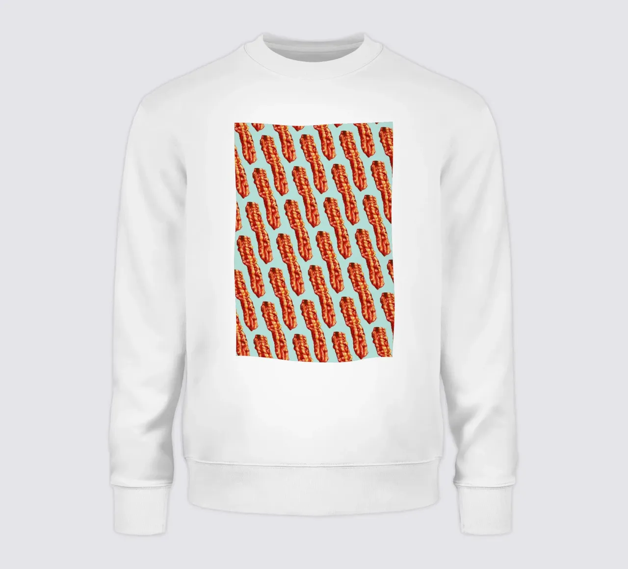 Bacon Pattern felpa da Kelly Gilleran