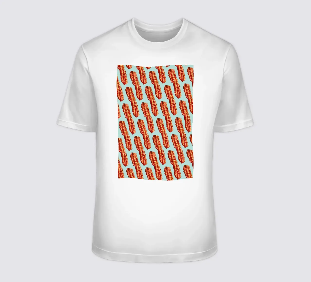 Bacon Pattern t-shirt da Kelly Gilleran