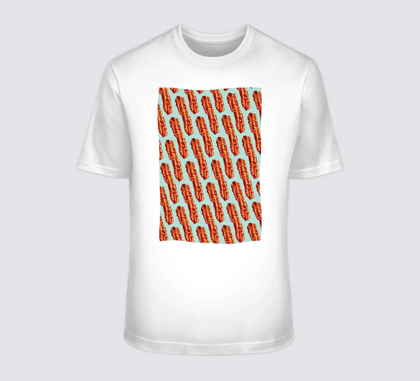 Bacon Pattern t-shirt da Kelly Gilleran