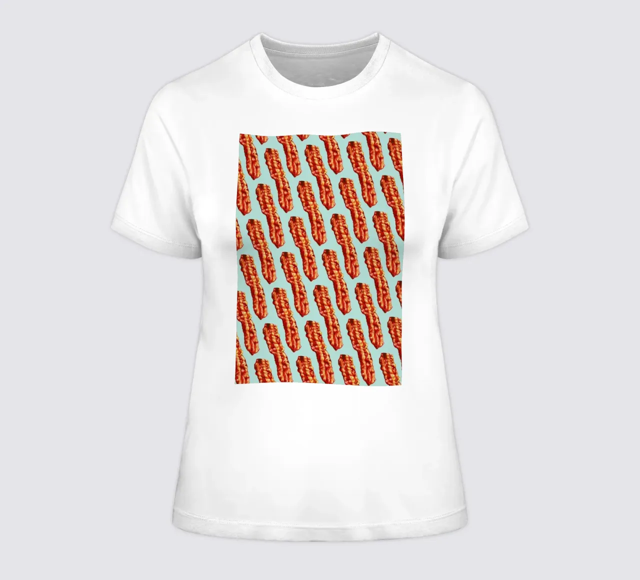 Bacon Pattern camiseta de mujer de Kelly Gilleran