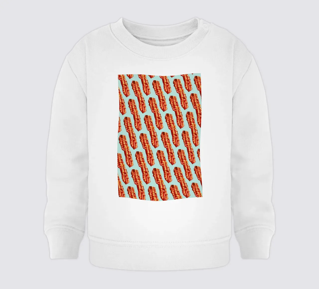 Bacon Pattern felpa neonato da Kelly Gilleran