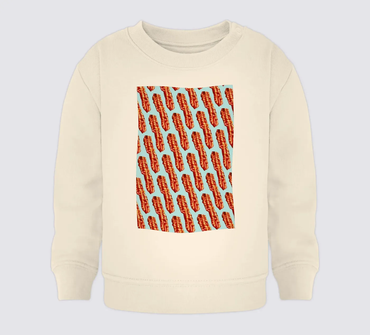 Bacon Pattern felpa neonato da Kelly Gilleran