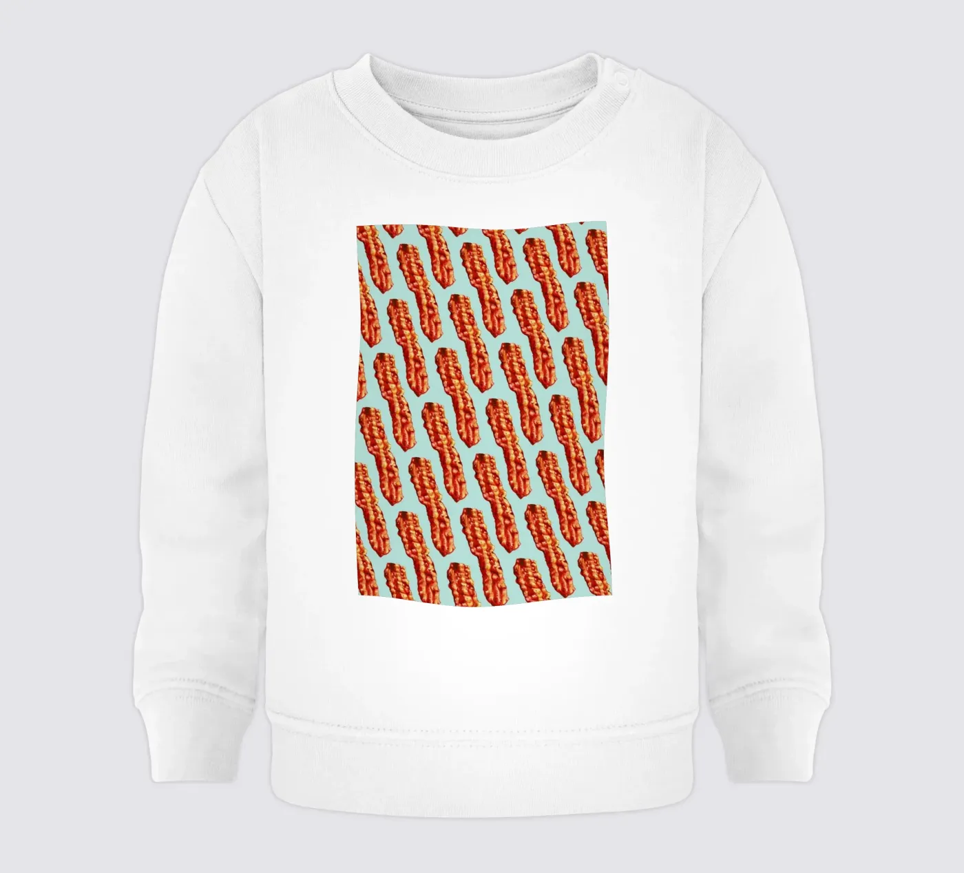 Bacon Pattern felpa neonato da Kelly Gilleran