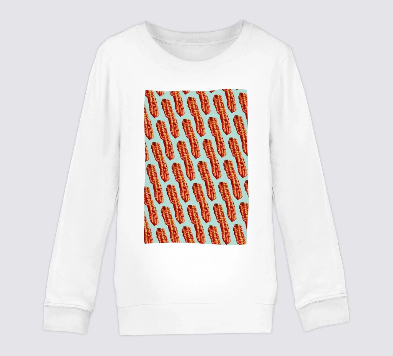 Bacon Pattern felpa bambino da Kelly Gilleran