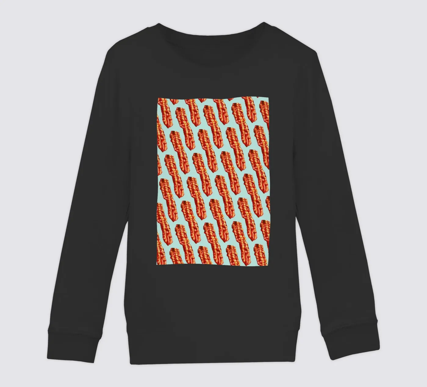 Bacon Pattern Kinder Sweatshirt von Kelly Gilleran
