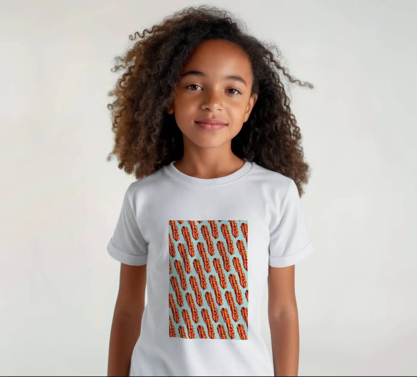 Bacon Pattern kinder t-shirt van Kelly Gilleran