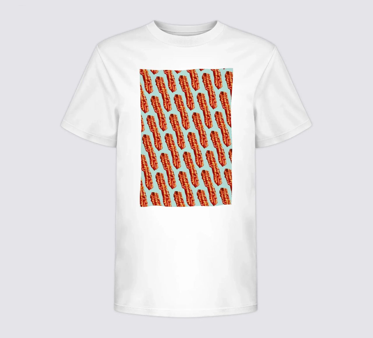 Bacon Pattern t-shirt bambini da Kelly Gilleran