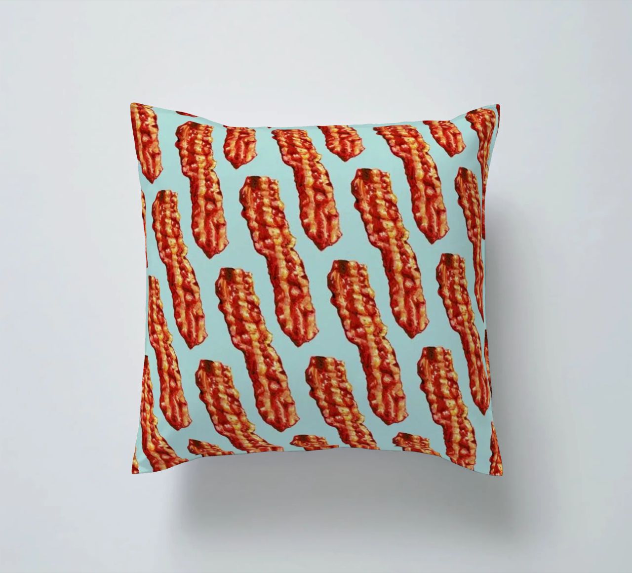 Bacon Pattern cuscino da Kelly Gilleran