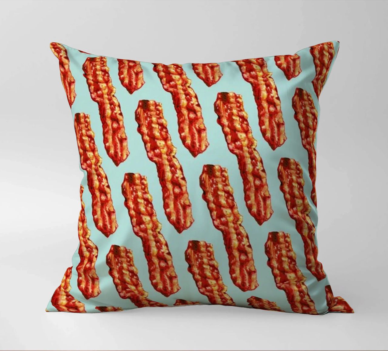 Bacon Pattern cuscino da Kelly Gilleran