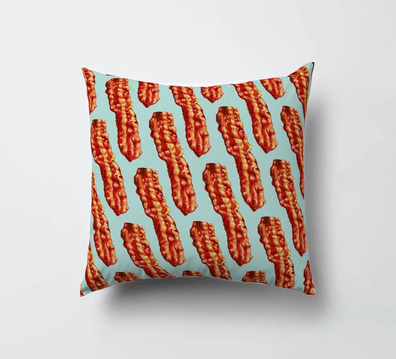 Bacon Pattern cuscino da Kelly Gilleran