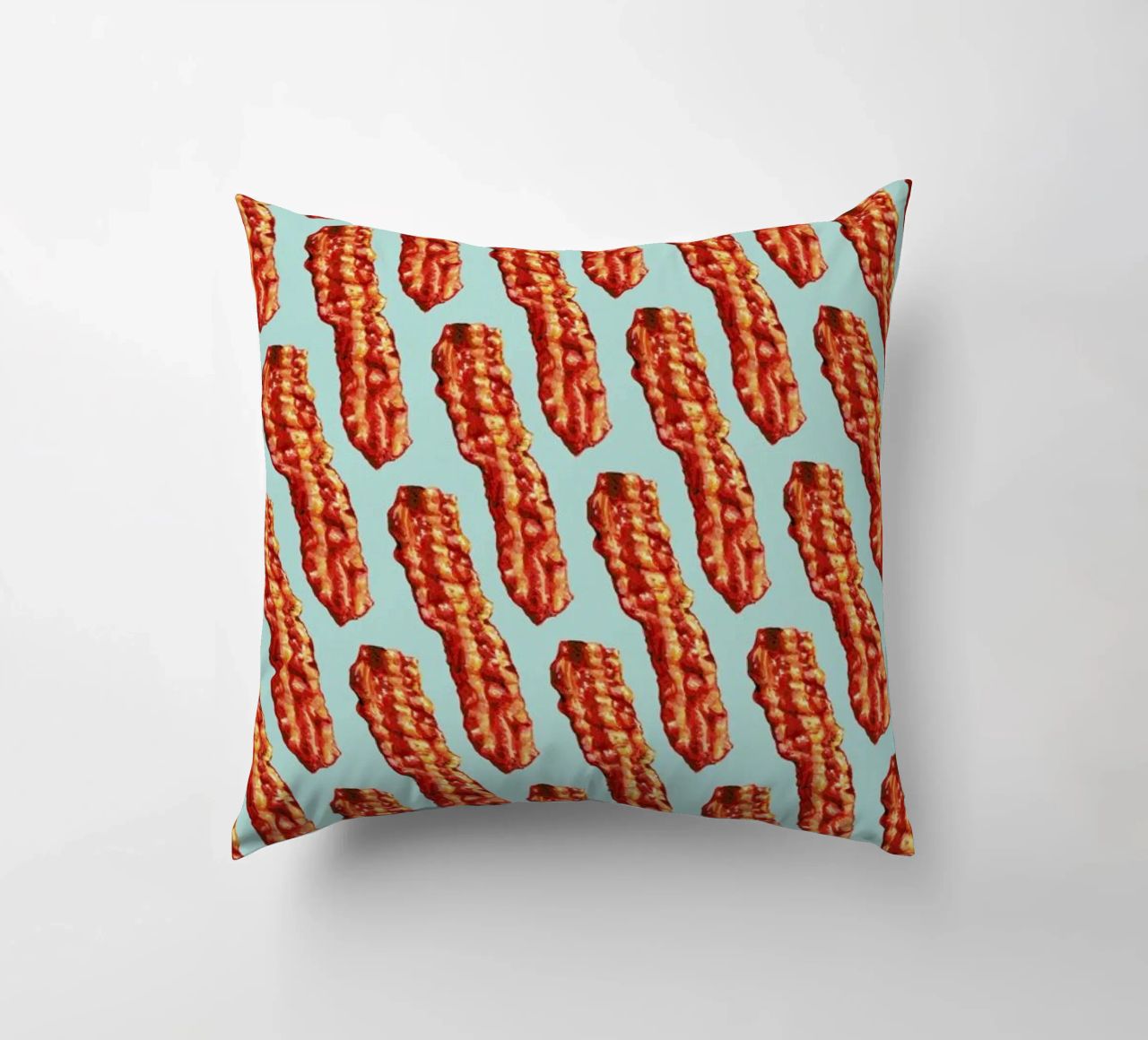 Bacon Pattern cuscino da Kelly Gilleran