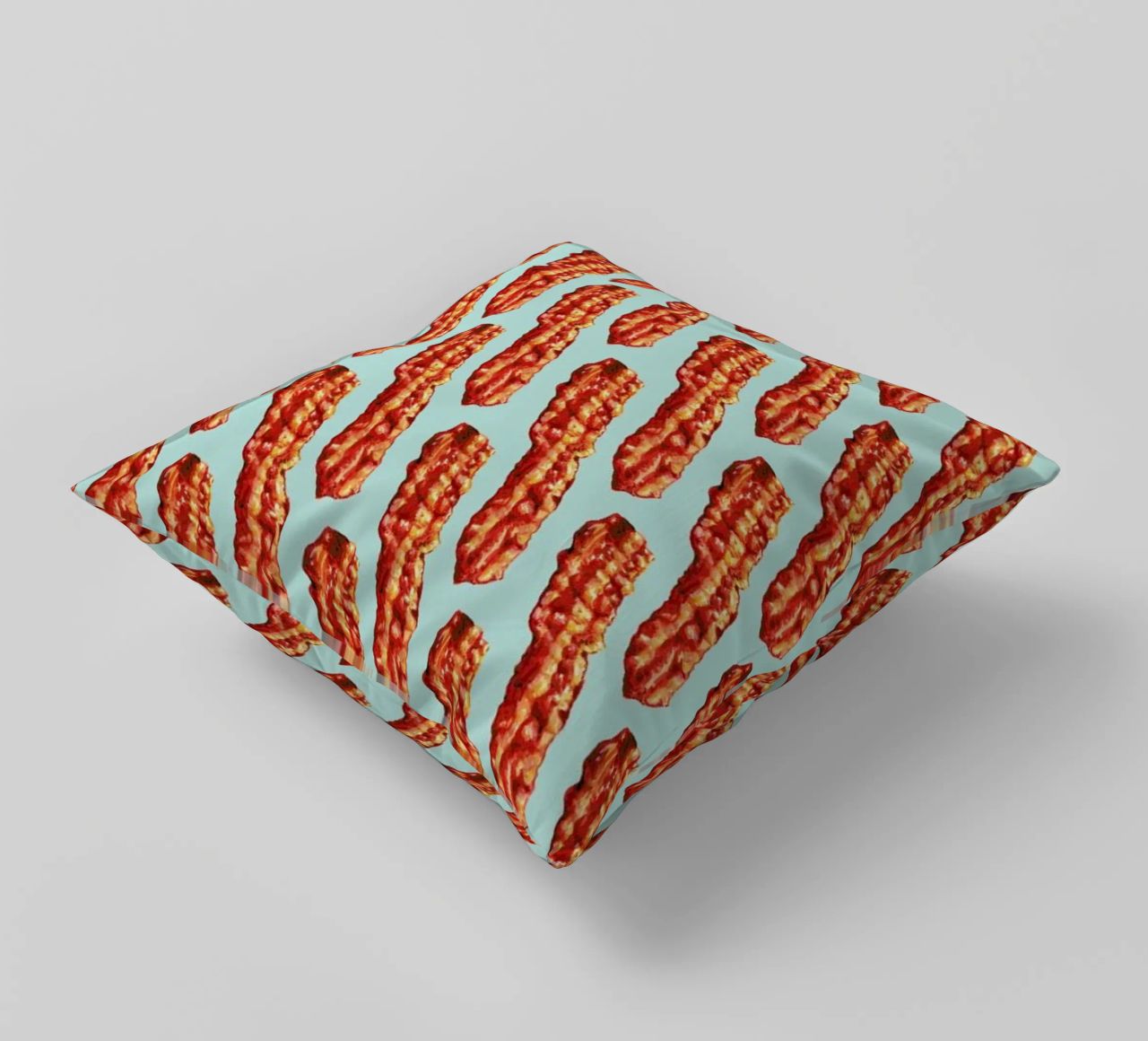 Bacon Pattern cuscino da Kelly Gilleran