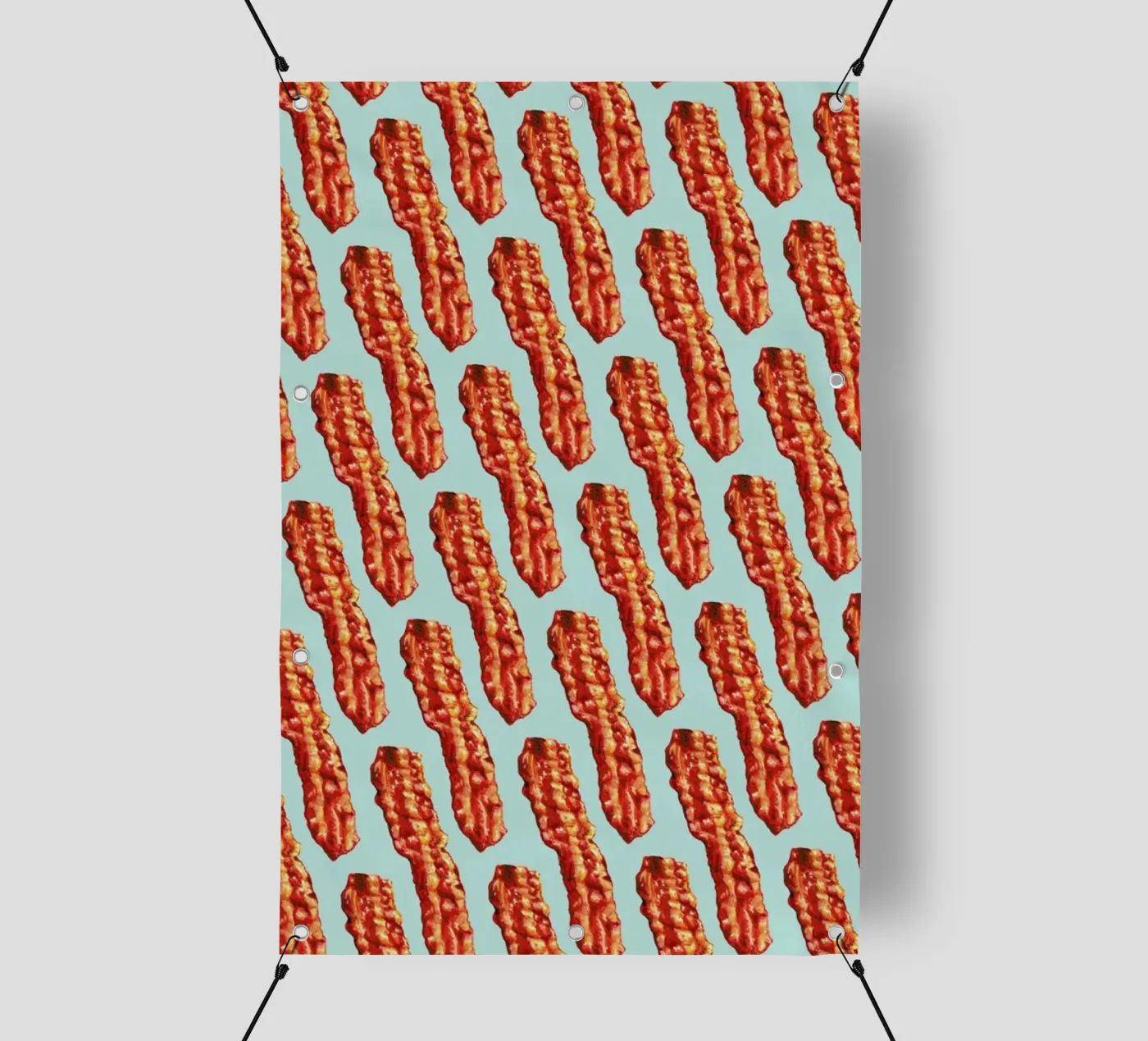 Bacon Pattern pvc cover by Kelly Gilleran
