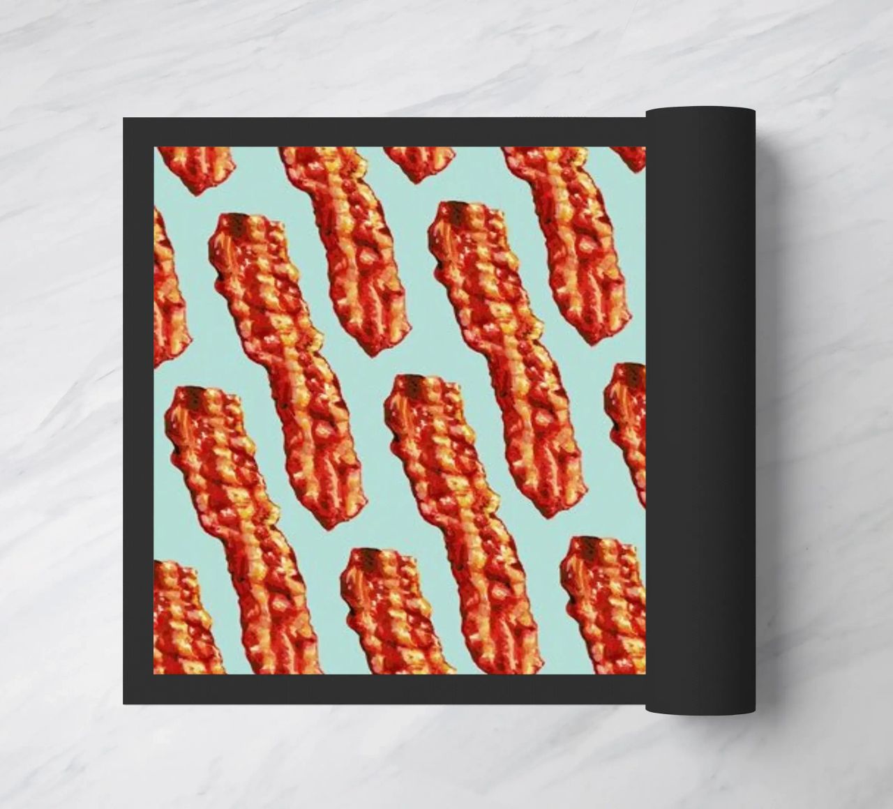 Bacon Pattern zerbino da Kelly Gilleran