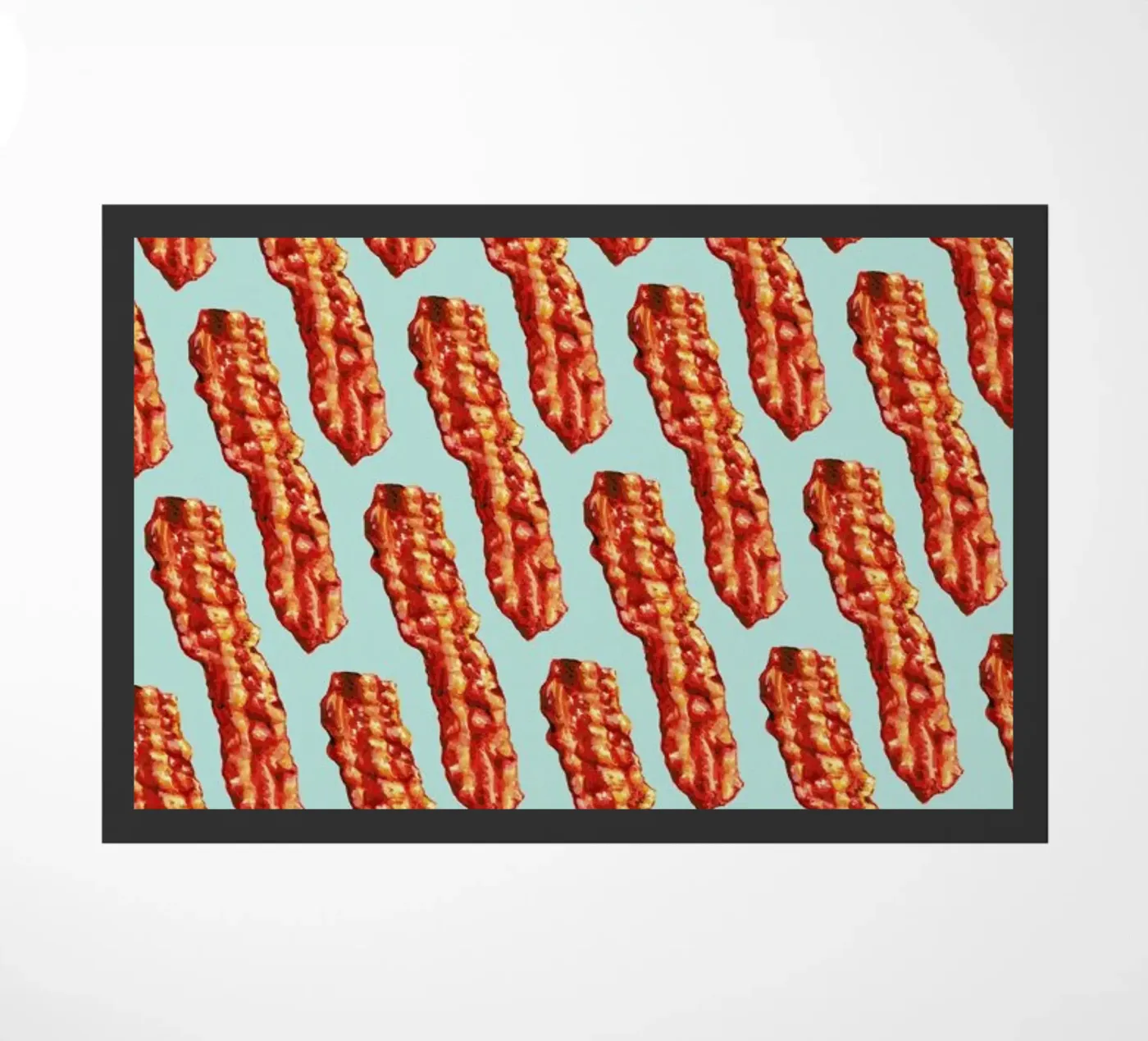 Bacon Pattern Fußmatte von Kelly Gilleran
