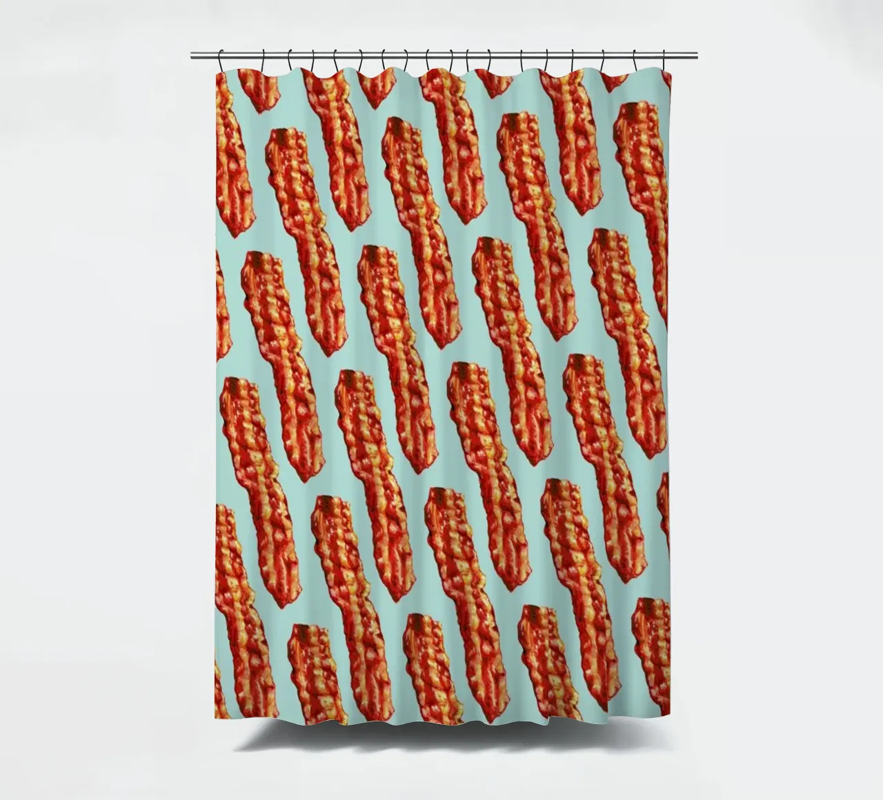 Bacon Pattern tenda da doccia da Kelly Gilleran