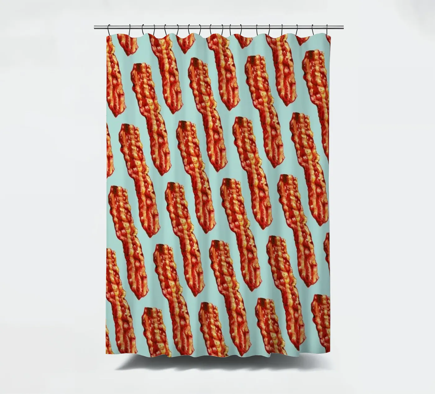 Bacon Pattern tenda da doccia da Kelly Gilleran