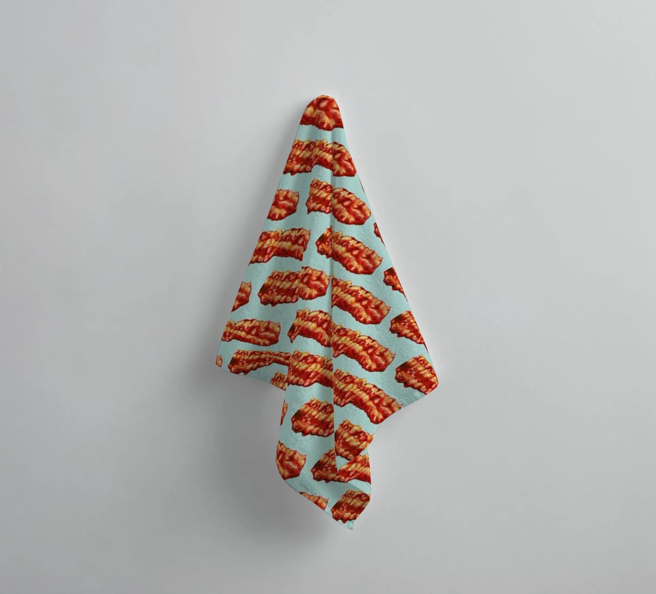 Bacon Pattern Handtuch von Kelly Gilleran
