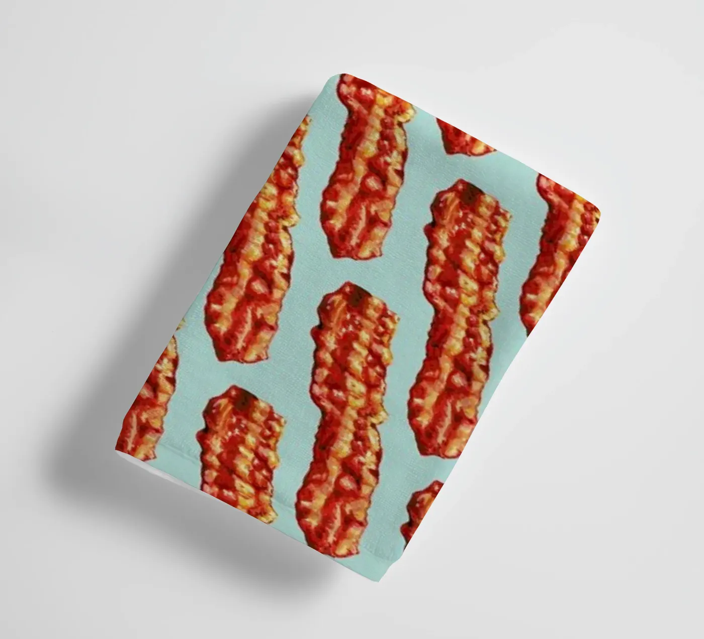 Bacon Pattern towel by Kelly Gilleran