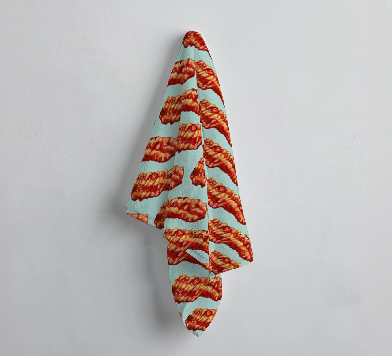 Bacon Pattern Handtuch von Kelly Gilleran