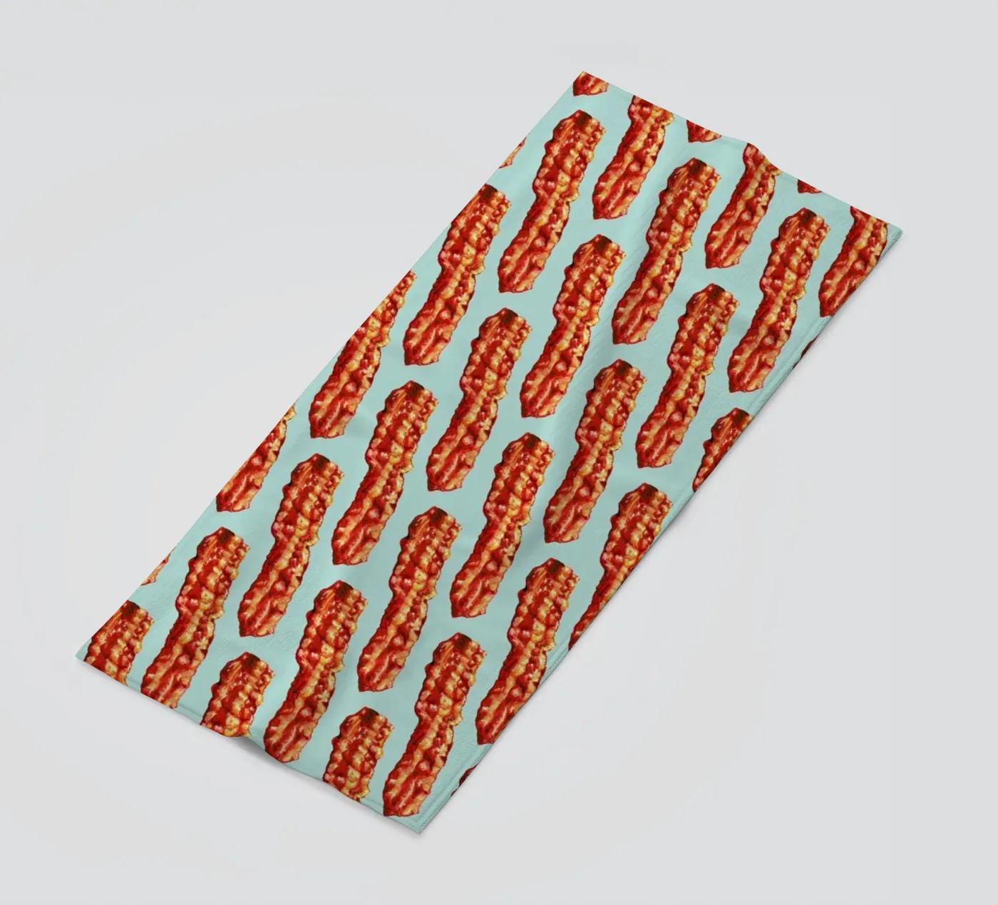 Bacon Pattern strandhanddoek van Kelly Gilleran