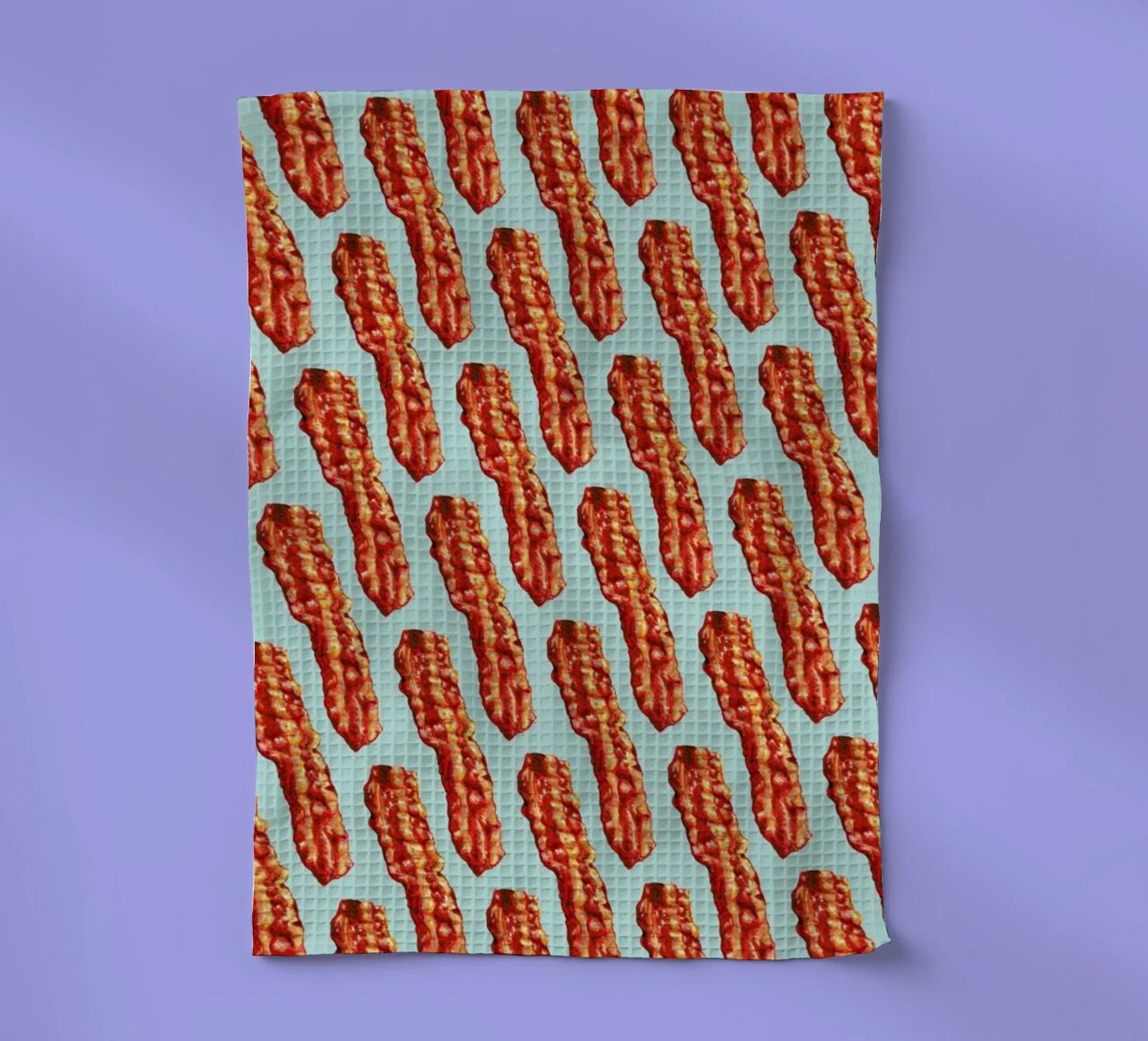Bacon Pattern Geschirrtuch von Kelly Gilleran