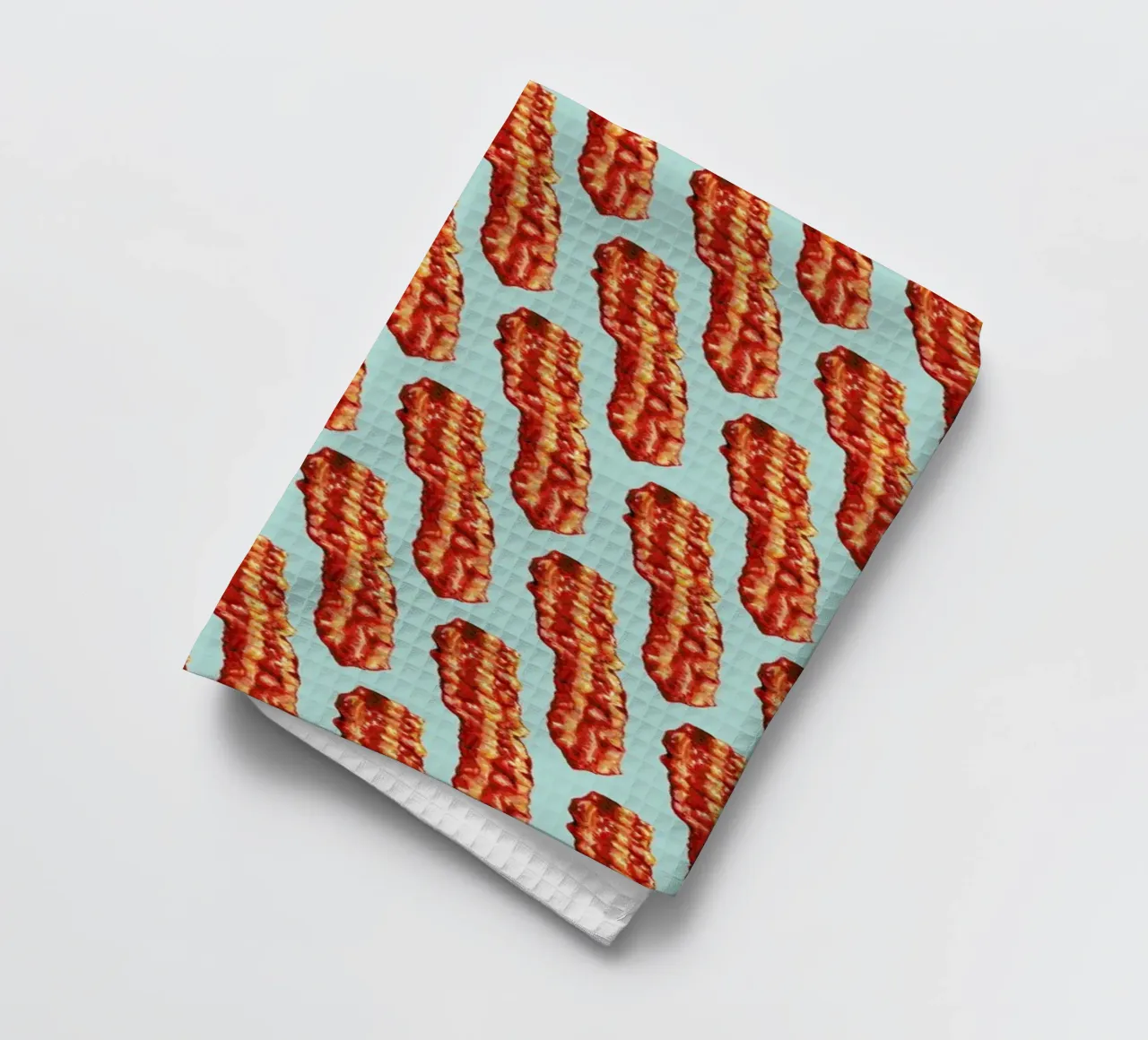 Bacon Pattern Geschirrtuch von Kelly Gilleran
