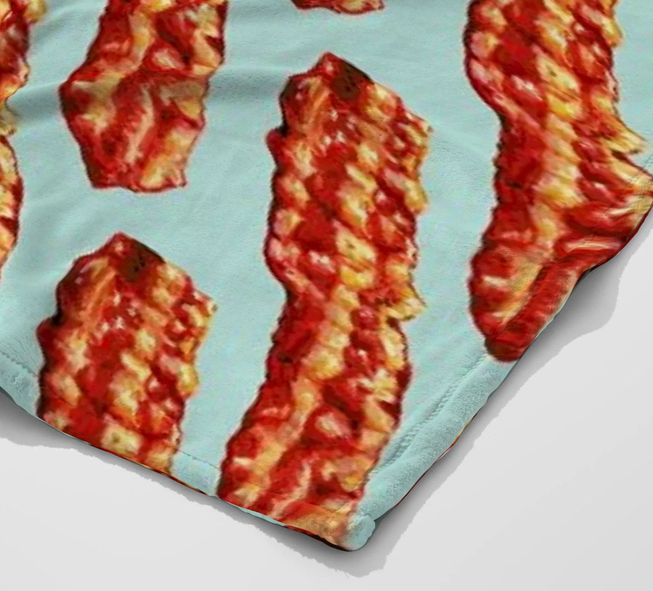 Bacon Pattern coperta in pile da Kelly Gilleran