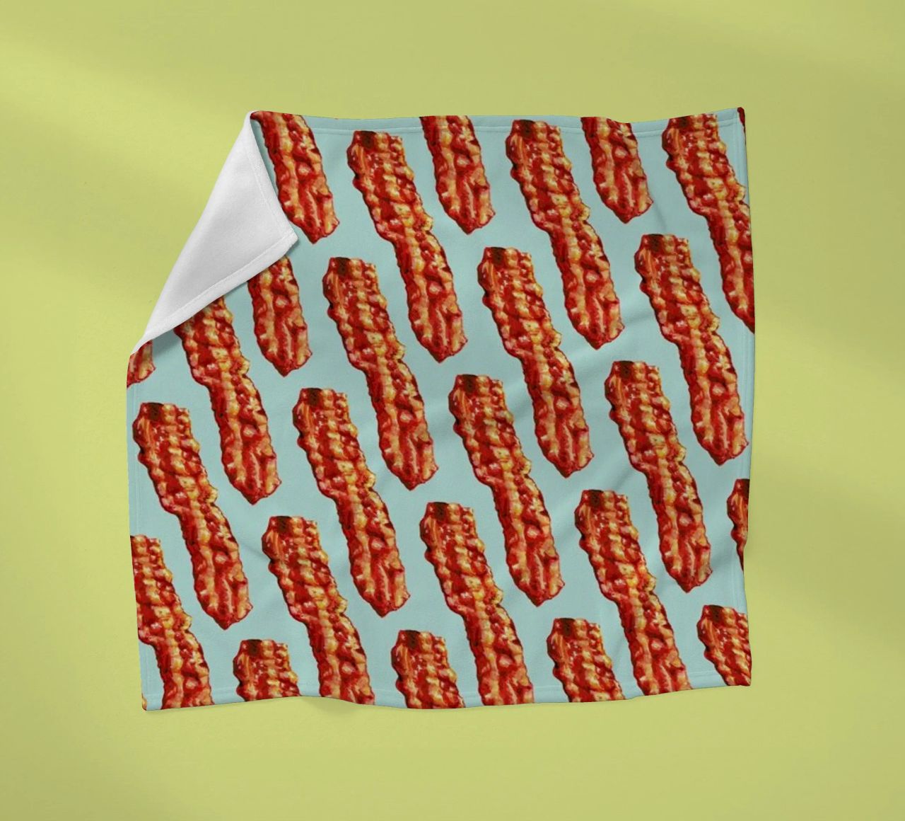 Bacon Pattern coperta in pile da Kelly Gilleran
