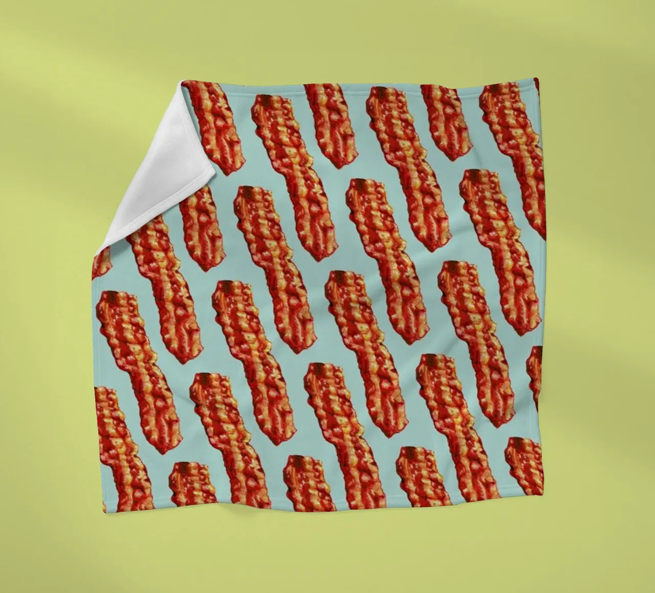 Bacon Pattern Fleecedecke von Kelly Gilleran