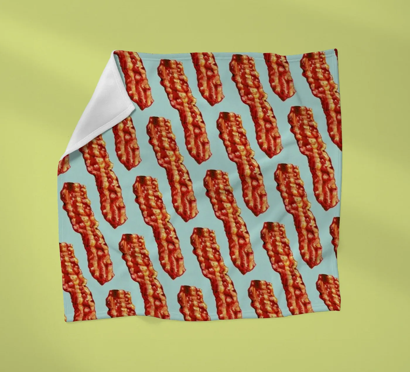 Bacon Pattern plaid polaire de Kelly Gilleran