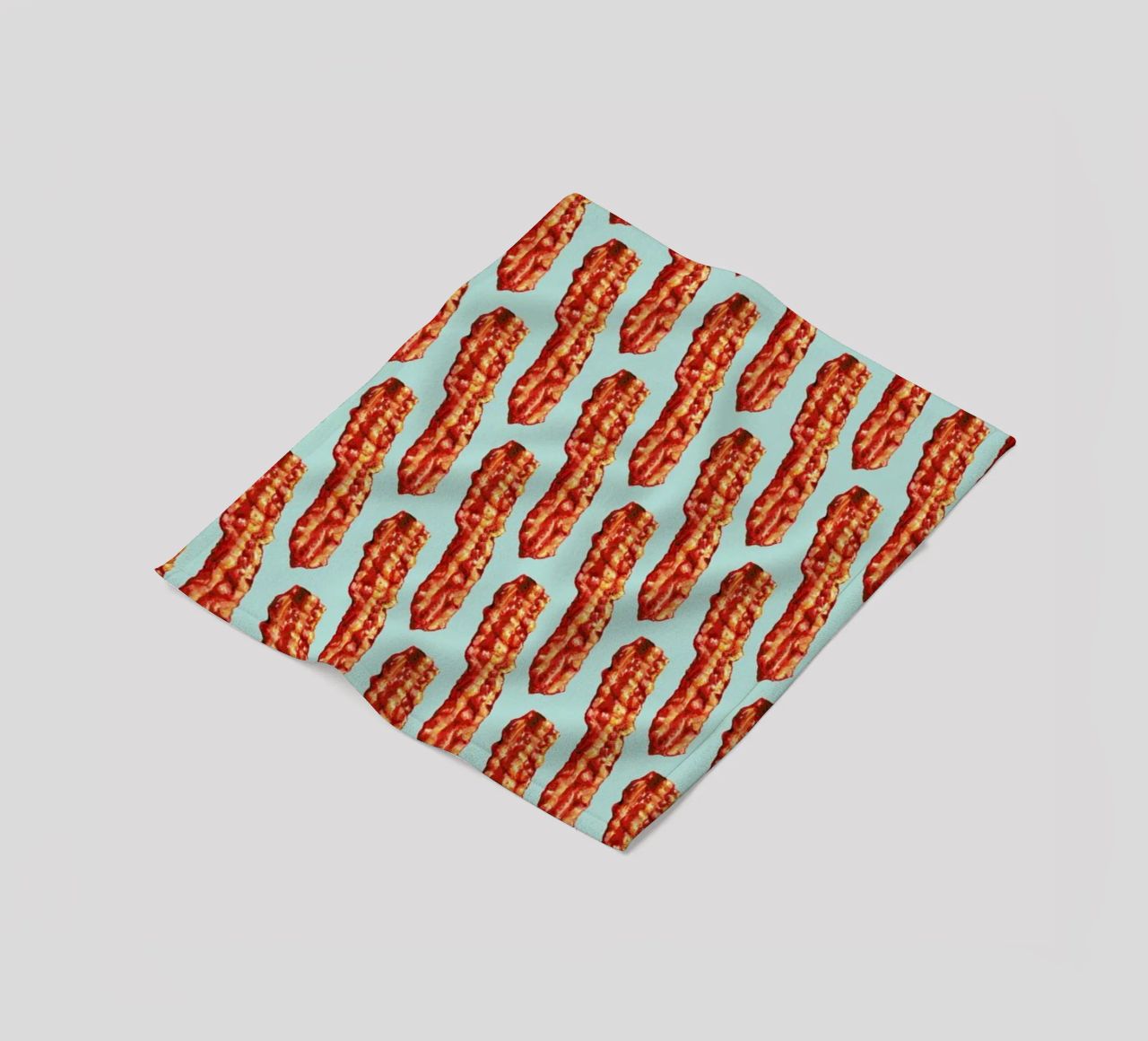 Bacon Pattern coperta in pile da Kelly Gilleran