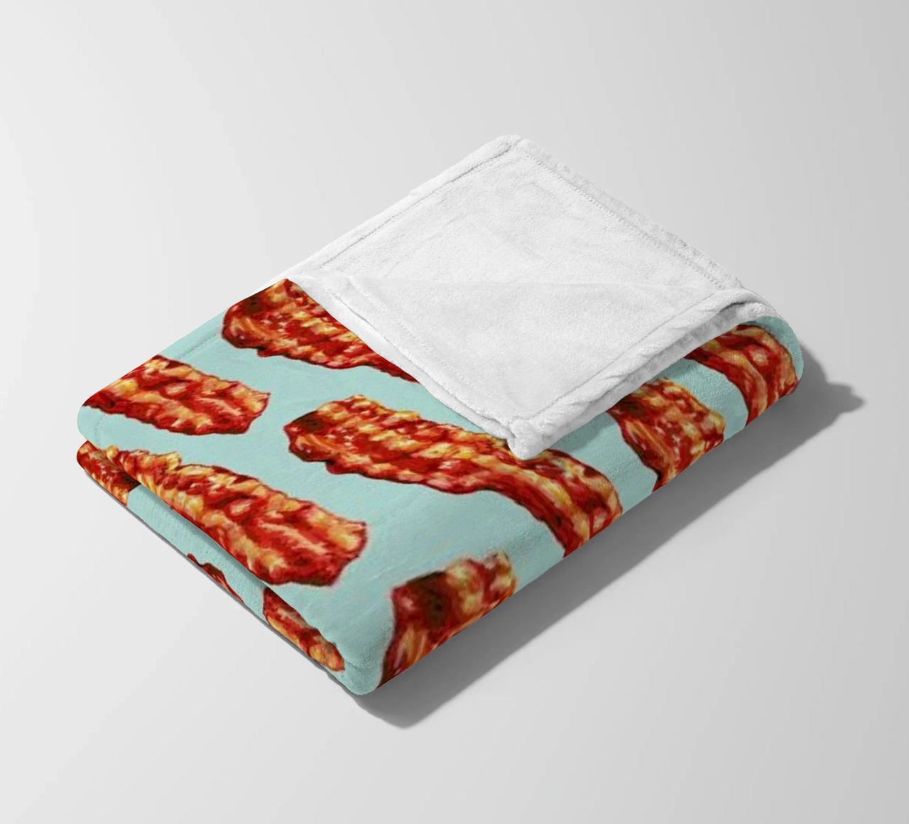 Bacon Pattern coperta in pile da Kelly Gilleran