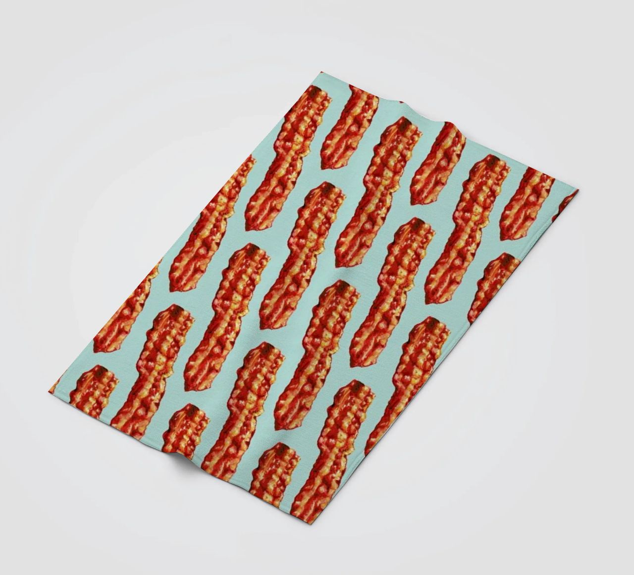 Bacon Pattern coperta in pile da Kelly Gilleran