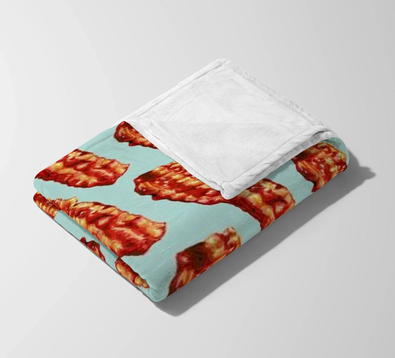 Bacon Pattern coperta in pile da Kelly Gilleran