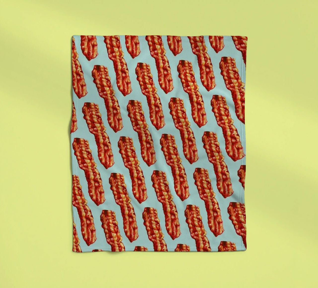 Bacon Pattern coperta in pile da Kelly Gilleran