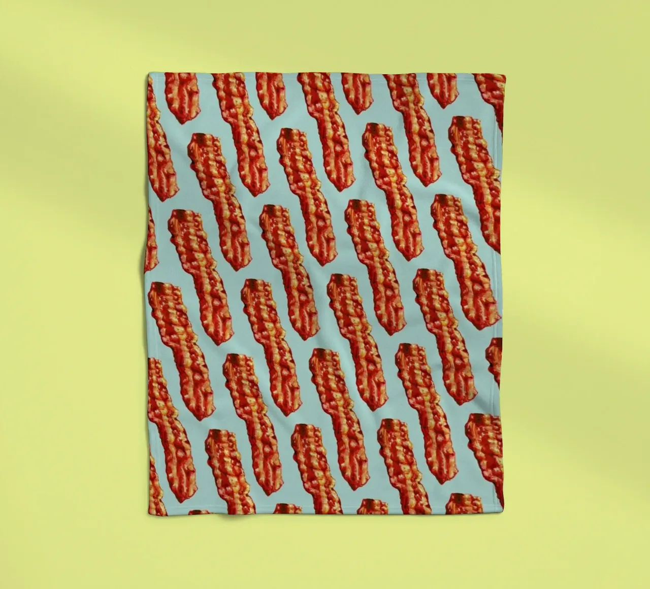 Bacon Pattern Fleecedecke von Kelly Gilleran