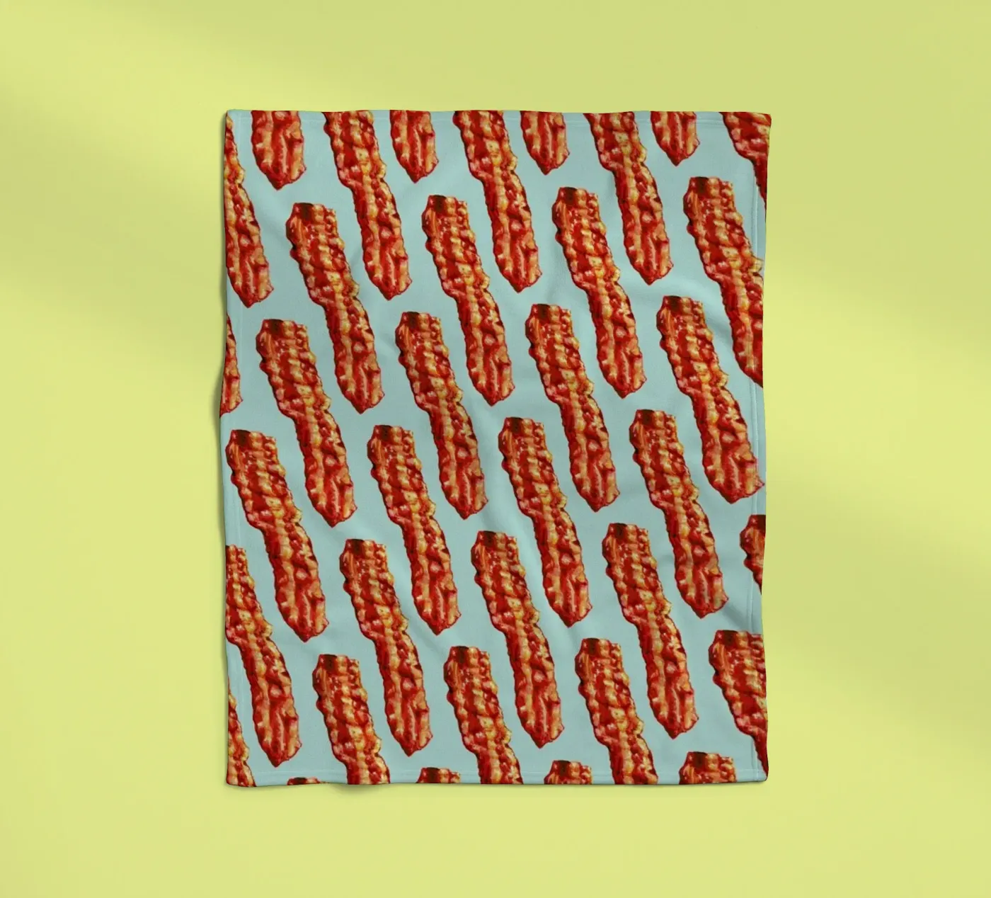 Bacon Pattern Fleecedecke von Kelly Gilleran