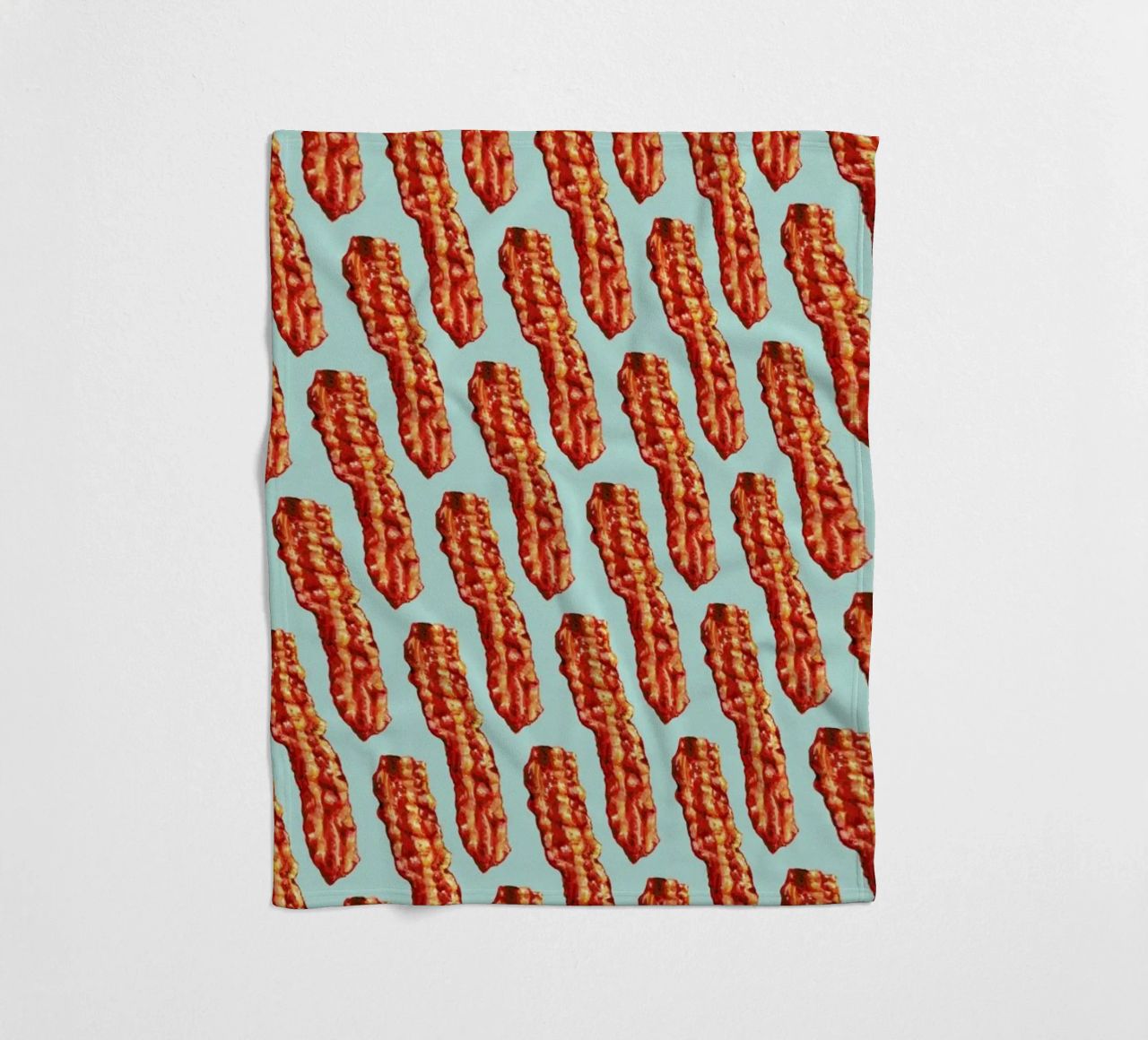 Bacon Pattern coperta in pile da Kelly Gilleran